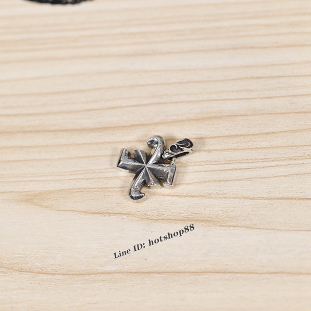 Chrome Hearts專櫃皮具包包純銀字母項鏈 克羅心925純銀字母Y吊墜 gj1068